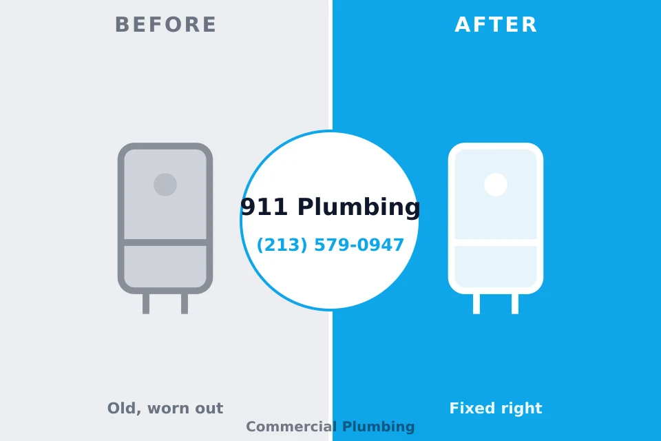 Before and after: plumbing repair Indianola, IA